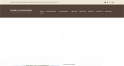 Desktop Screenshot of escociavacaciones.com